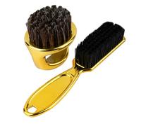 SWETRACE Cepillo Limpiador de Cuello para Barbero con Mango Anillo Ergonómico Diseño Multipropósito para Limpieza de Cabello y Barba Cerdas Suaves para Uso Profesional Salón