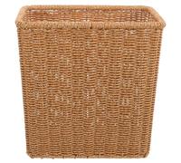 SWETRACE Cesta de Basura sin Tapa para Baño y Cocina, Organizador de Almacenamiento Compacto para Espacio Estrecho, Cesta Tejida Multifunción de Plástico, Diseño Escandinavo, Adecuado