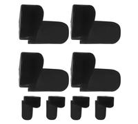 SWETRACE de Reposapulgares de Silicona Soporte Cómodo y Protector 8 Piezas para Clarinete Accesorios Ideales para Tocar Instrumentos de Viento Negro para Dedos