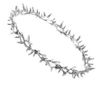 SWETRACE Diadema de Boda de Metal Color Plata Antigua, Tiara para Mujeres y Novias, Accesorio Cabello para Fiestas, Cumpleaños y Graduaciones, Tiaras de Novia de Boda Elegante