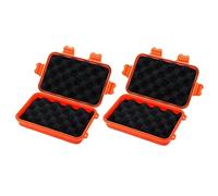 SWETRACE Estuche de Supervivencia Negro para Uso al Aire Libre, Resistente a Golpes y Diseño Compacto, Caja de Plástico Sellada para Exploradores y Supervivientes, Pack de Color