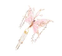 SWETRACE Pinza Pelo Tradicional Forma de Ala Pinza con Borlas Sueltas para Bodas y Disfraces de Hadas Accesorios de Peinado Vintage para Mujer