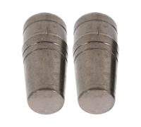 SWETRACE Puntera de Repuesto para Paraguas 2 Piezas Metal Negro 10mm | Protección para Punta, Fijo Parte Superior, Recambio para Rotura, Uso Exterior en Días Soleados