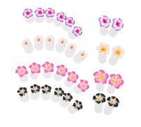 SWETRACE Separador de Dedos para Manicura y Pedicura de Silicona, 32 Piezas Reutilizables en Varios Colores, Adecuado para Nail Art y Evitar Que Se Borre el Esmalte