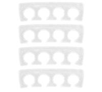 SWETRACE Separadores de Dedos de Gel de Silicona para Pedicura y Manicura, 2 Pares Portátiles y Cómodos para Cuidado de Uñas en Casa para Mujeres y Hombres