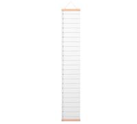 SWETRACE Tabla de Crecimiento Colgante para Bebés, Regla de Medición de Altura Extraíble de Tela, Diseño Portátil, para Decoración de Pared Infantil, Medidor de Altura para Seguimiento