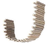 SWETRACE Valla Olor Madera para Hámster a Mordeduras Resistente de Natural, Accesorio Adecuado Mantener Activo para Decorar Escritorio y Tu Mascota