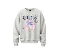 Swetshirt Hatsune Miku Mujer, gris, XL
