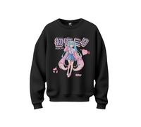 Swetshirt Hatsune Miku Mujer, Negro , XS
