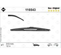 SWF Das Original 1x Escobilla Limpiaparabrisas SR64 - Trasera - 310 mm | 1 Escobilla Convencional, 116543