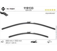 SWF Das Original 2x AquaBlade Limpiaparabrisas SA133 - Delanteras | 650 mm / 500 mm, Juego de 2 Escobillas Térmicas, Distribución Integrada de Líquido Lavaparabrisas, 119133