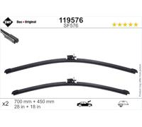 SWF Das Original 2x Limpiaparabrisas SF576 - Delanteras - 700 mm / 450 mm | Juego de 2 Escobillas Planas, Repuesto para Equipo Original, 119576