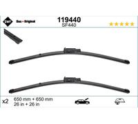 Limpiaparabrisas SWF Visioflex 119440, 650mm, Frente, 2 Pieza