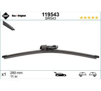 SWF DAS ORIGINAL Limpiaparabrisas trasero Escobilla trasera 119543 Lado de 280