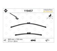 SWF Escobilla Delant. Apto para Opel Zafira Tourer C P12 Peugeot 5008 0U