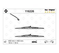 SWF Escobilla Delant. para VW Passat Sedán 32B Opel Corsa B 73 78 79