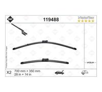 SWF Escobilla Frente Wiper Blade Apto para Ford Fiesta VII Van HF Hj