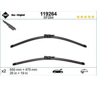 SWF VisioFlex Escobillas Limpiaparabrisas para BMW 5 Touring (G61) 7 (G70)
