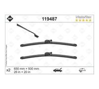 SWF Wischerblatt 26/20 Zoll, Para BMW X4 G02 Jaguar E-Pace X540 Delantero, 2