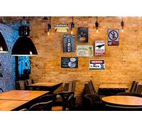 SWFG Letrero de metal con texto en inglés "Please Take Off Your ShoesCarpet Sign" (20 x 30 cm)