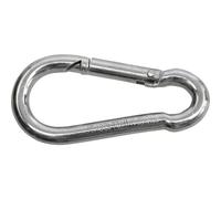 SWG 680 154 890 80 - Mosquetón de bombero, acero galvanizado, 90 mm x 9 mm