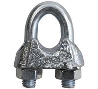 SWG 68017420075 - Abrazadera de cuerda de 3 mm M4 de acero fundido galvanizado, 50 unidades