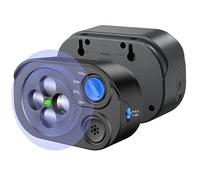 SWHC Antiladridos para Perros Dispositivo, 3 Frecuencias Ajustables Dispositivo Antiladridos para Perros, Alcance Efectivo de 23M, IP65 Recargable, Detener Ladridos en Interiores y Exteriores