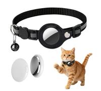 SWHC Collar GPS Gato, GPS para Gatos sin suscripción, Posicionamiento Auxiliar, Historial de ubicaciones con Sistema Antiestrangulamiento, Compatible con Los Sistemas iOS y Android