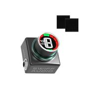 SWIFF AUDIO Pedal afinador de guitarra, pequeño afinador de pedal con True Bypass, pedal cromático compacto que se adapta a cualquier pedalera, para bajo eléctrico, mandolina y más (C20)