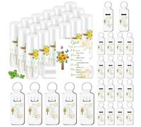 Swiffen Juego de 36 piezas/18 unidades de regalo cristiano de San Valentín para mujeres, bálsamos labiales cristianos y llavero con soporte para labios, escritura de fe a granel, versículo bíblico