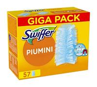 Swiffer Duster Capture Powder 57 paños capturan y atrapan el polvo y la suciedad, ideales para el pelo de mascotas, formato maxi, todas las superficies, (19x3)