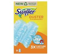 Swiffer Duster Chaquetas Capturapolvo, 72 Chaquetas, Captura y atrapa el Polvo y la Suciedad, alcanza los Puntos más difíciles de la casa, tamaño Grande, Stock para 36 Meses, Blanco