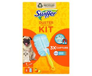 Swiffer Duster con Ambi Pur kit para mascotas (1 mango + 3 recambios)