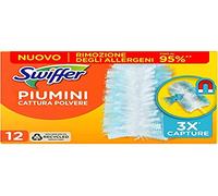 Swiffer Duster - Plumífero atrapapolvo, 12 edredones, atrapa y atrapa el polvo y la suciedad, llega a los puntos más difíciles de la casa, hasta un 95 % menos de alérgenos