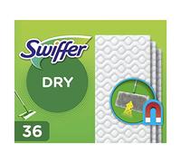 Swiffer Escoba Atrapasueños Recargas Toallitas Secas 36 Unidades, Atrapa Y Retiene 3 Veces Más Polvo, Sucio Y Cerdas Que Una Escoba Clásica