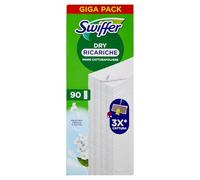 Swiffer Escoba Atrapasueños Toallitas secas 90 unidades Perfume Febreze, Atrapa y retiene el polvo