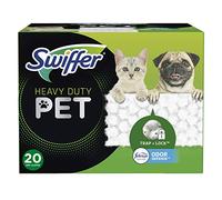 Swiffer Heavy Duty Pet Dry Sweeping Cloth Refills with Febreze Odor Defense, 20Count
