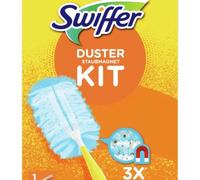 Swiffer - Kit de trampa y cierre para plumero (1 mango + 5 recambios) - Azul claro