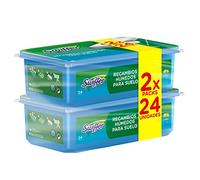 Swiffer Mopa, 48 Recambios Húmedos (2 x 24), Ideales para Suelos de Madera, Cerámica y Vinilo