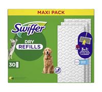 Swiffer Paños atrapa el Polvo, 30 paños de Microfibra Seca, atrapa el Polvo y la Suciedad, Ideal para Todo Tipo de Suelos y pelos de Animales, tamaño Giga