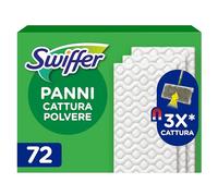 Swiffer Paquete de 72 repuestos para escobas, recogida de polvo