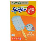 Swiffer Juego de imanes de Polvo con Fragancia Febreze, 1 Mango y 3 toallitas de Repuesto (Paquete de 1)