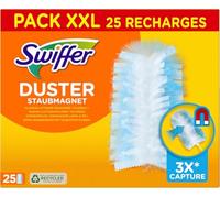 Swiffer Plumero Duster Atrapa y retiene recargas de Polvo, atrapa y retiene 3 Veces más Cabello y Polvo Que un Plumero Normal x 25