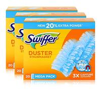 Swiffer - Polvo imán refill, paquete de 3 x 20, 60 unidades en total