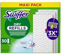 Swiffer Recambios atrapapolvos para escoba, limpio y fresco, paquete de 180 unidades, para atrapar y atrapar el polvo (30 x 6)
