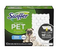 Swiffer Recambios de Tela de Barrido seco para Mascotas Resistentes con Defensa contra olores Febreze, 10 Unidades