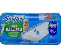 Swiffer Recargas húmedas para fregonas, toallitas limpiadoras 3 en 1 para suelos que atrapan y retienen el polvo y la suciedad, el pelo de animales y las toallitas antiolores, Paños
