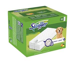 Swiffer seca suelo paños - microred de mascotas Los Dueños, 32 unidades