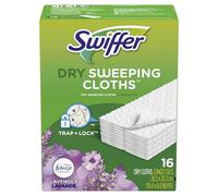 Swiffer Sweeper Dry Sweeping Pad Multi Surface Recambios para Dusters Floor Mop, con Febreze Lavender, 16 unidades