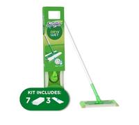 Swiffer Sweeper - Kit de inicio de trapeador multisuperficie 2 en 1 en seco y húmedo (1 Mop, 10 recambios)
